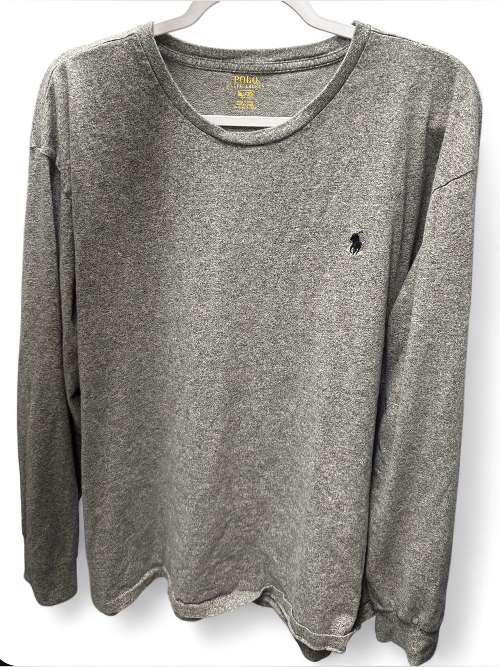 Polo Ralph Lauren Heather Gray Long Sleeve Crew Long Sleeve